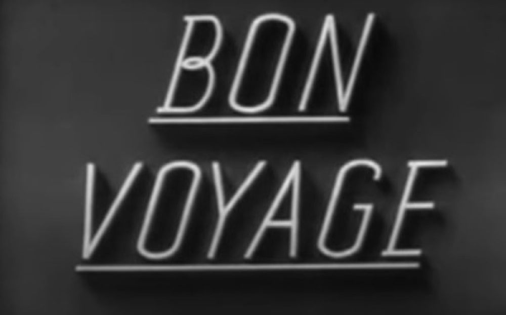 Poster for Bon Voyage (1944)