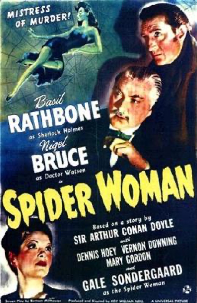 Poster for Sherlock Holmes and the Spider Woman (1943)