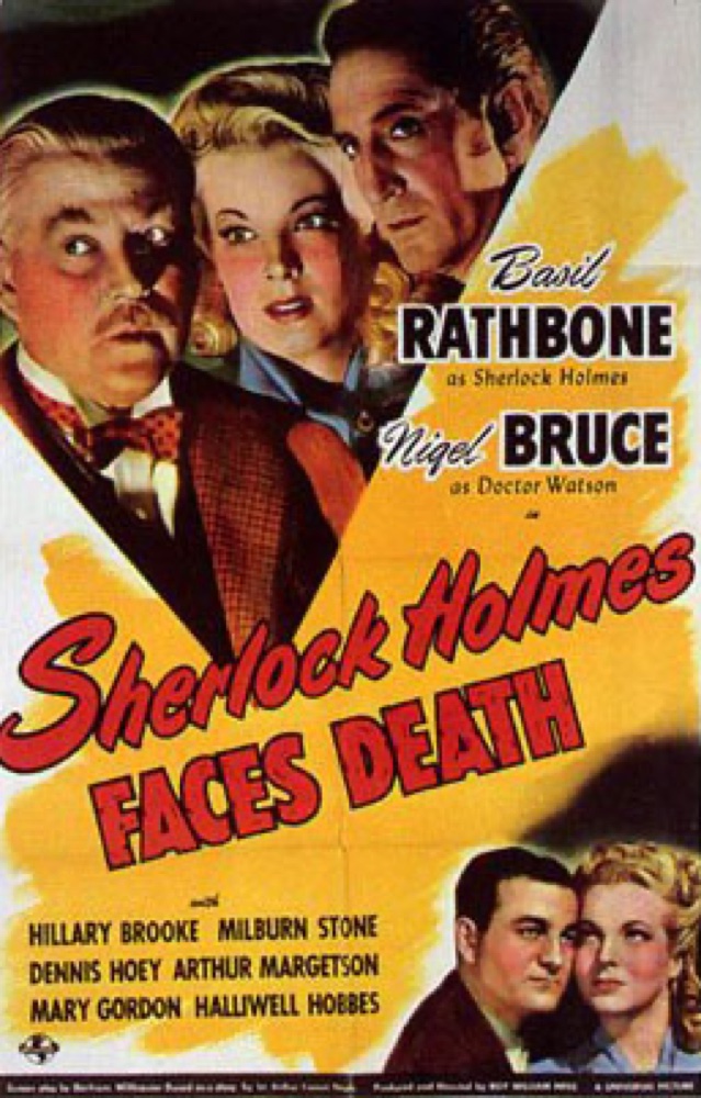 Poster for Sherlock Holmes Faces Death (1943)
