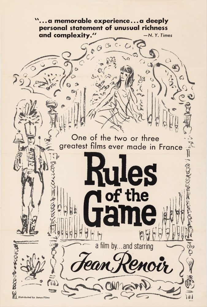 Poster for The Rules of the Game (1939)