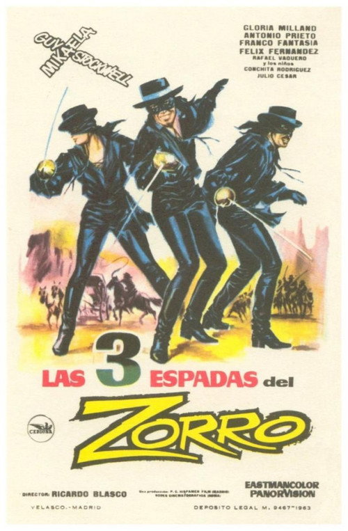 Poster for Three Swords of Zorro